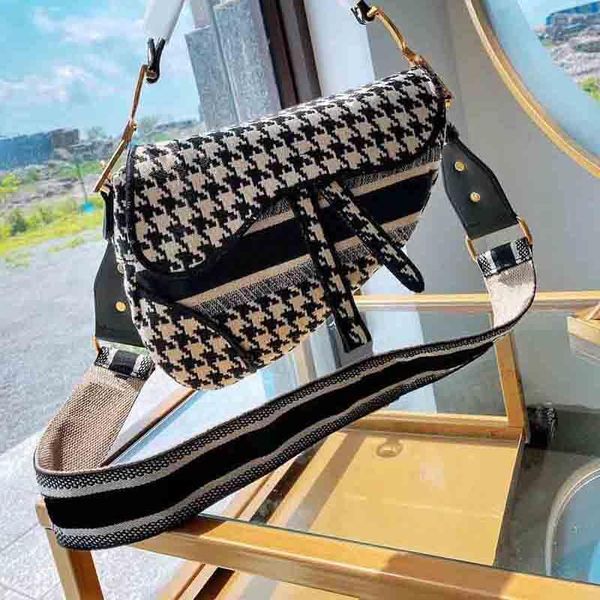 

shoulder bags women luxury fashion designers wallet embroidery saddle houlder messenger lady handbag
