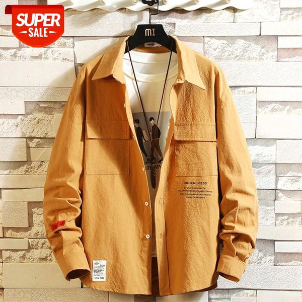 

casual brand black white solid men's shirts long sleeves 2020 new spring autumn plus asian size -5xl #ph1c, White;black