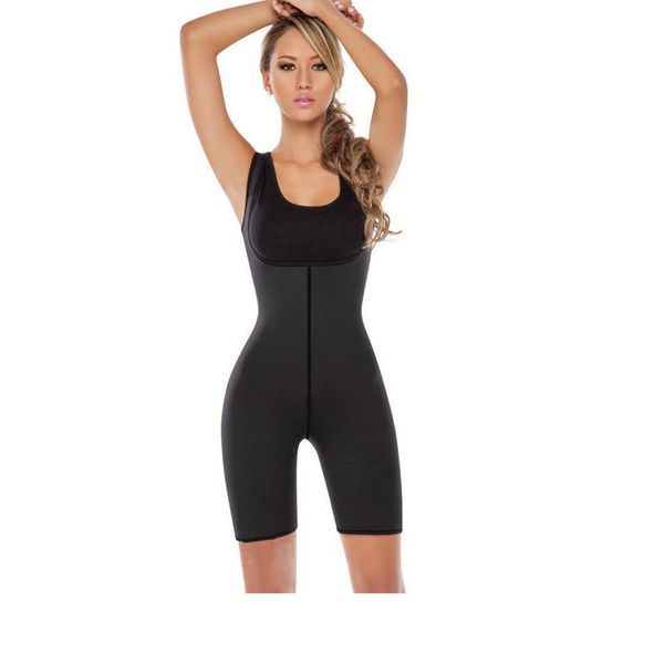 

women's shapers mumu women sports neoprene corset bodysuit super fast wicking waist trainer body shape, Black;white