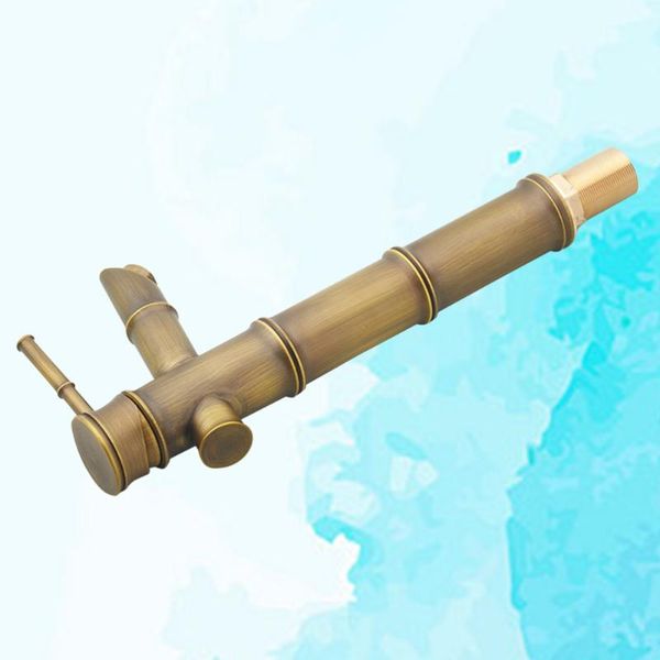 

bathroom sink faucets european antique copper retro bamboo basin mixer (style 2)