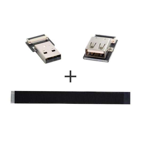 

computer cables & connectors female extension data flat slim fpc cable for fpv disk scanner printer to usb 2.0 type-a male