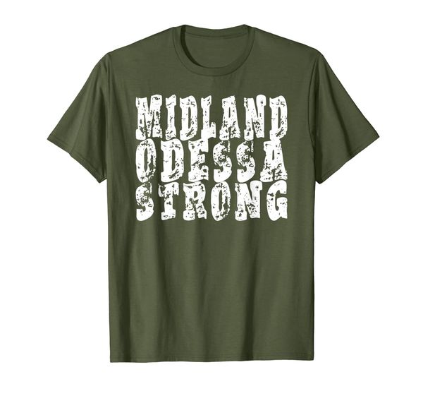 

midland odessa strong tshirt west texas strong, White;black