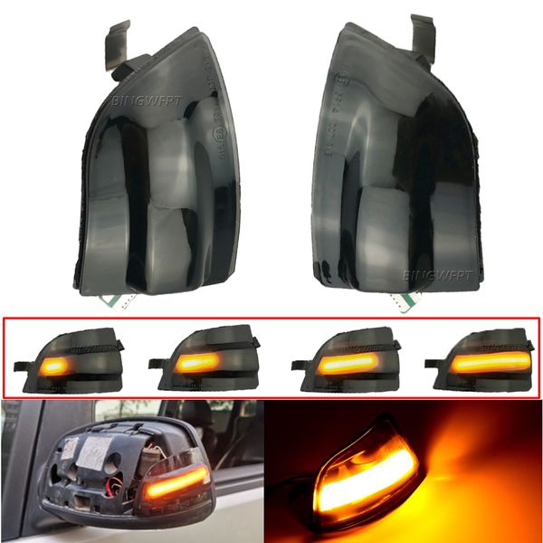 

for ford focus 2 mk2 2004-2008 c-max dynamic turn signal light led side wing rearview mirror sequential indicator blinker lamp