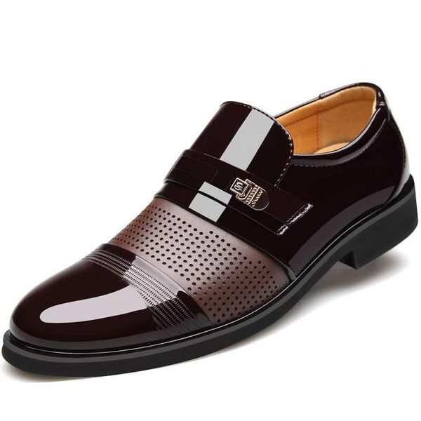 

dress shoes wedding suit formal men loafers slip on business oxford leather zapatos hombre vestir9, Black