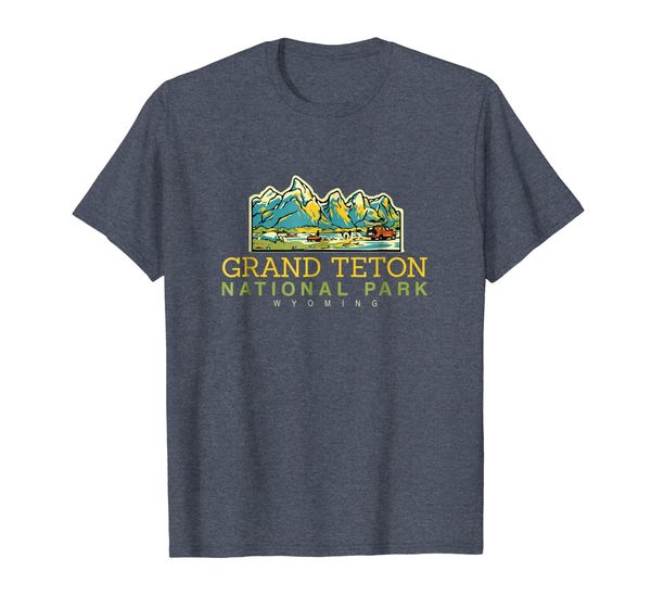 

grand teton national park mountains t shirt, White;black