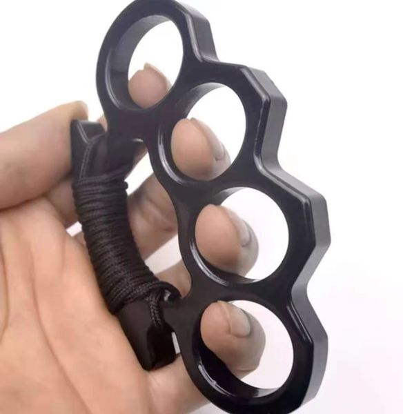 

new gilded thick 13mm steel brass knuckle duster color black plating silver hand tool clutch 4 5qd ww523