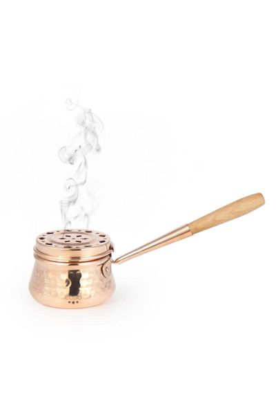 

artisan tattoo copper incense walking dish