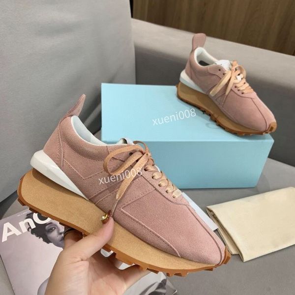 

2022 summer outdoor shoes female womens students hand made leather thick sole large size small white black sports casual shoes women ly21112, Red;white