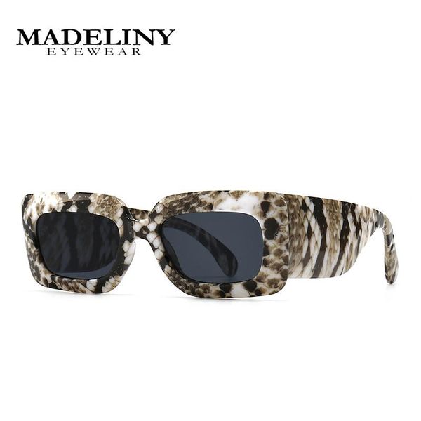 

sunglasses madeliny vintage square women men designer snake pattern fashion sun glasses for female ma480, White;black