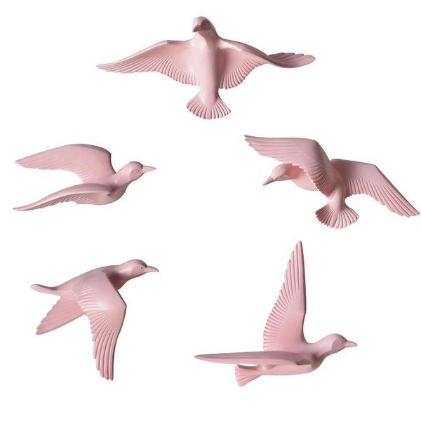

wall decor creative soft decoration solid wall decoration nordic seagull bird tv background living room porch room decor