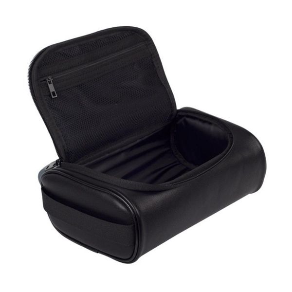 

cosmetic bags & cases men multifunction with carry handle wash storage pouch fashion pu leather large capacity zipper closure makeup bag wat