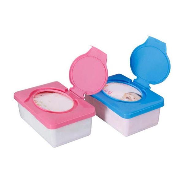 

tissue boxes & napkins wet box deskseal baby wipes paper storage dispenser holder lid home car office with buckle