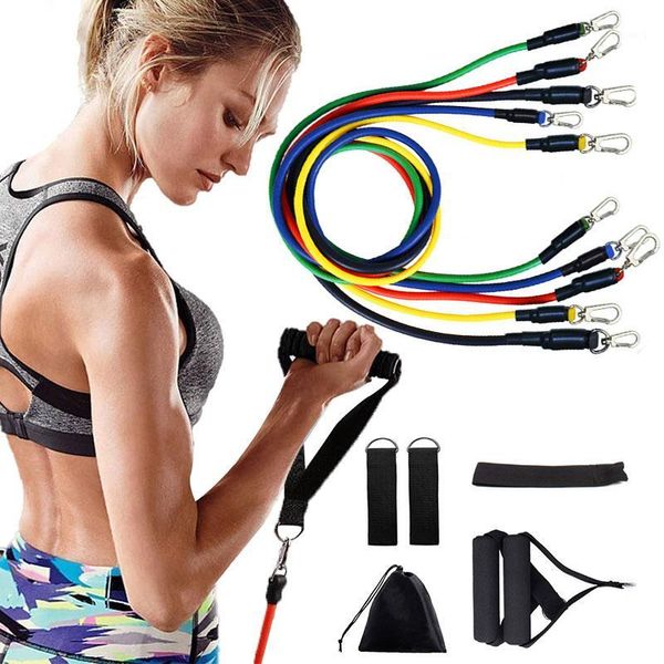 

resistance bands 11pcs/set latex crossfit training fitness exercises yoga tubes pull rope rubber expander elastic workout1