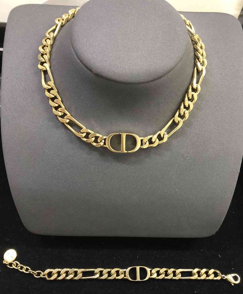 

design jewelry 21 new letter necklace women's net red fashion bracelet, Silver