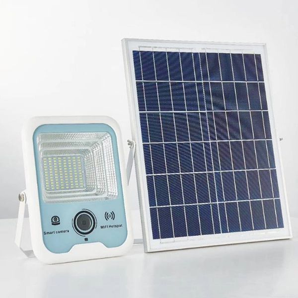 

floodlights led monitoring floodlight wireless solar night vision searchlight wifi 720p hd, outdoor home lighting