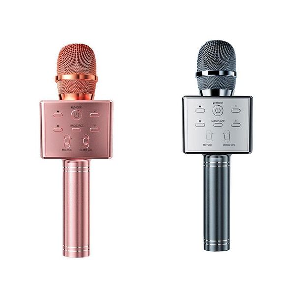 

wireless bluetooth karaoke microphone handheld speakers changeable voice condenser microphone professional