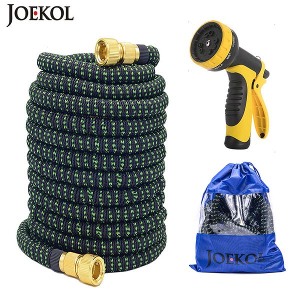 

25ft-150ft garden hose flexible expandable hose garden water hose magic watering car washing pipe with spray gun