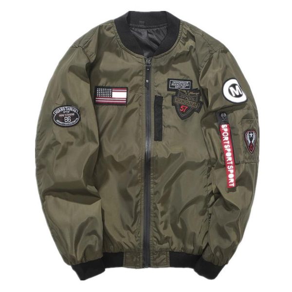 

men's jackets 2021 spring autumn casual coats solid fashion slim fit plus size baseball men overcoat jacket coat, Black;brown