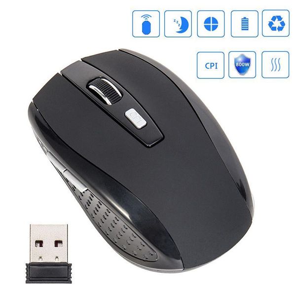 

mice 2.4ghz ergonomic portable wireless mouse cordless optical scroll for pc laphome office