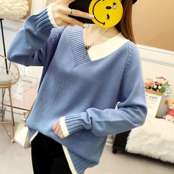 

women's sweaters fashion autumn winter oversized sweater 2021 warm woman pullover women knitted jersey mujer zjt1009, White;black