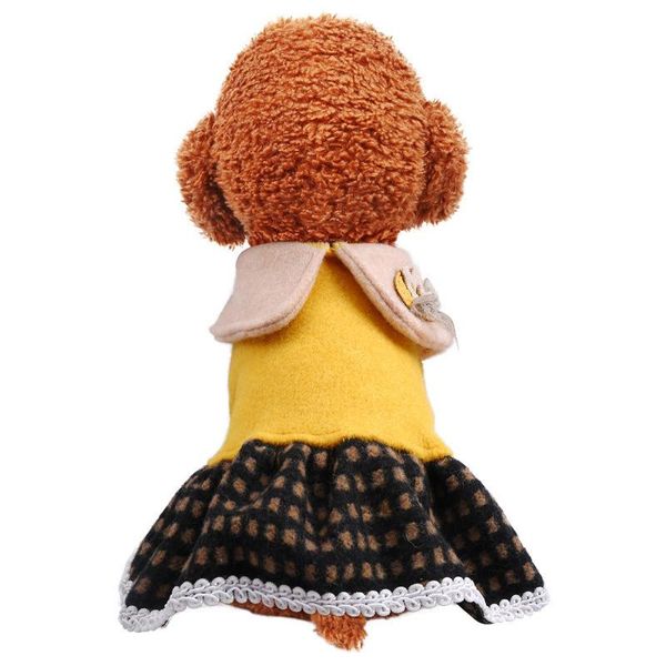 

dog apparel autumn dress for pet shirt chihuahua cute plaid clothes soft spring pets outfits buttons puppy clothing