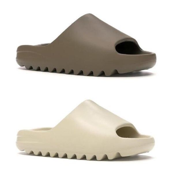 

2021 fashion slides bone resin earth brown desert sand oringals women mens kids slippers eva runner beach slipper sandals