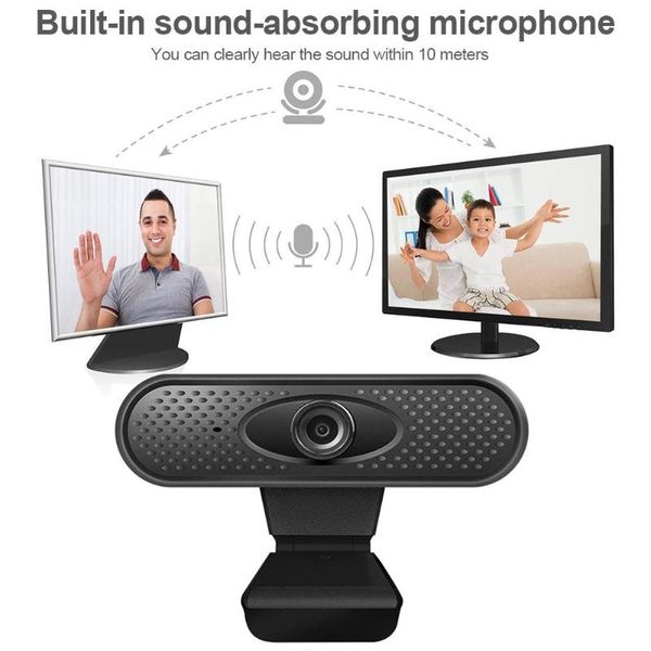 

webcams hd 1080p webcam pc web camera built-in stereo microphone computer full skype video call for laplive equipment