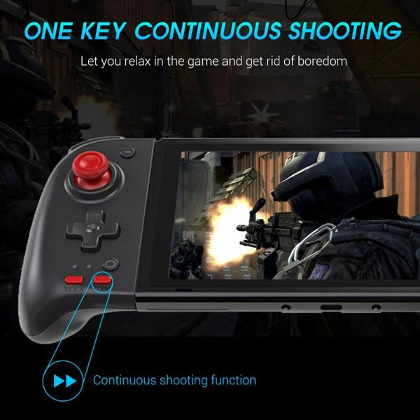 

game controllers & joysticks for switch wireless controller left&right bluetooth gamepad with macro programming burst function usb wired
