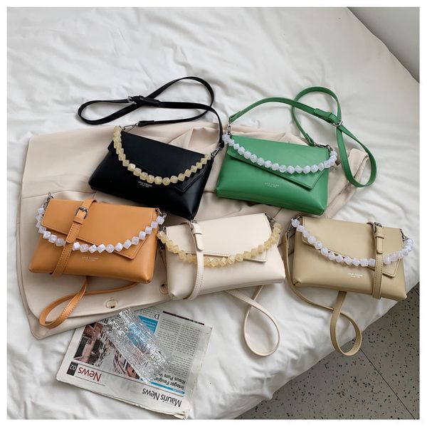 

handbag fashion simple bag women's 2021 summer net red single shoulder messenger chain portable small square