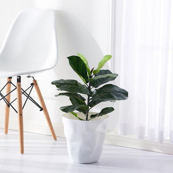 

waste bins wrinkle shape deskpen holder storage box trash can design simple household bucket for living room bedroom office