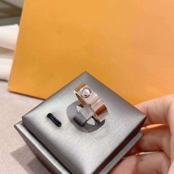 

fashion personality simplicity ring for man women rings men woman jewelry 3 colors gifts temperament trend accessories, Silver