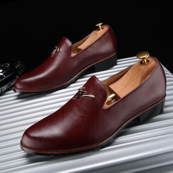 

dress shoes skin leather men men's genuine wedding mens italian fashion casual man for male shoe loafers summer, Black