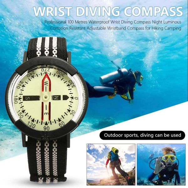 

adjustable outdoor compass professional diving compass waterproof navigator digital watch scuba for swimming diving