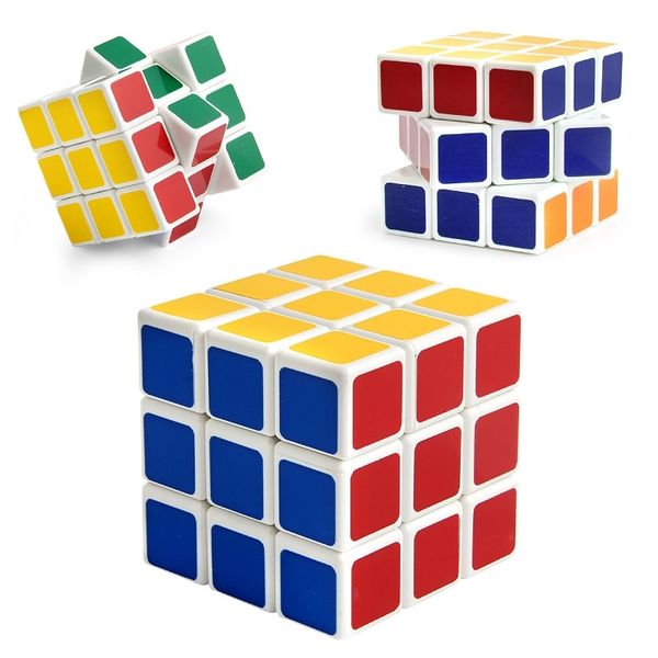 

3.3cm third-order puzzle little cube science and education toy 6-color heat transfer mini dice box competition rubik's