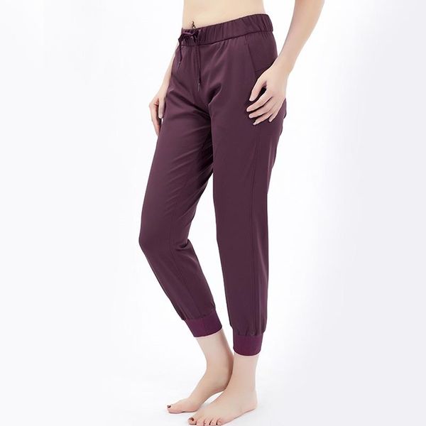 

women naked-feel fabric loose fit sport active back waist lounge jogger leggings with two side pocketswomen's pants & capris women&#039, Black;white