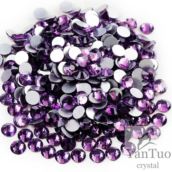 

yantuo strass bling tanzanite non fix crystal rhinestone sizes glass flat back bulk for gifts decoration, Black