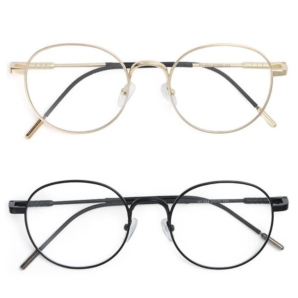 

sunglasses fashion round vintage computer metal glasses ultra light frame eyeglasses eye protection, White;black