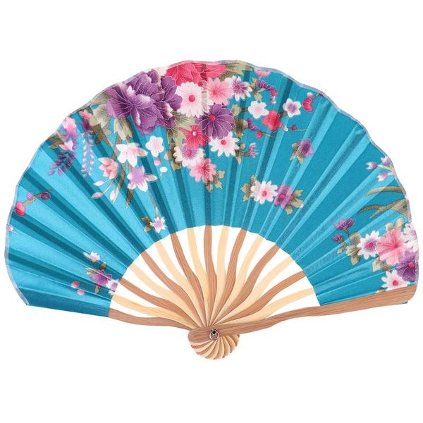 

other home decor 2pcs japanese style folding fan creative foldable delicate unique ornament adornment small present for female (sky