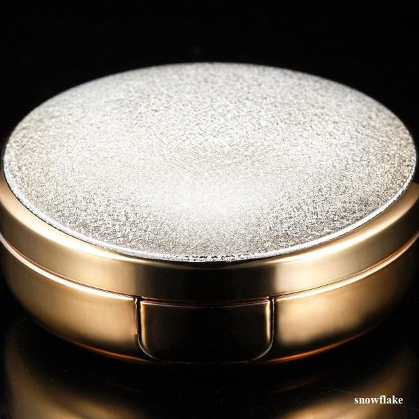 

2pcs/lot snowflake or white air cushion foundation empty case bb cream puff empty box packing calm makeup bottles