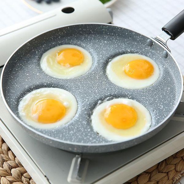 

pans 24cm multi-functional 4 units non- stick aluminium alloy frying pan fry egg steak pots and use for gas cooker cookware