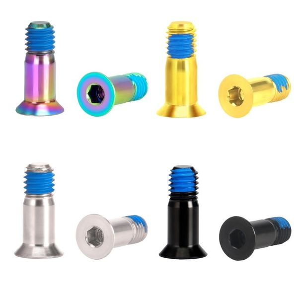 

bike heels & chainwheels 2pcs bicycle m5 rear derailleur guide wheel screw titanium alloy tension fixed bolt mountain road folding drop