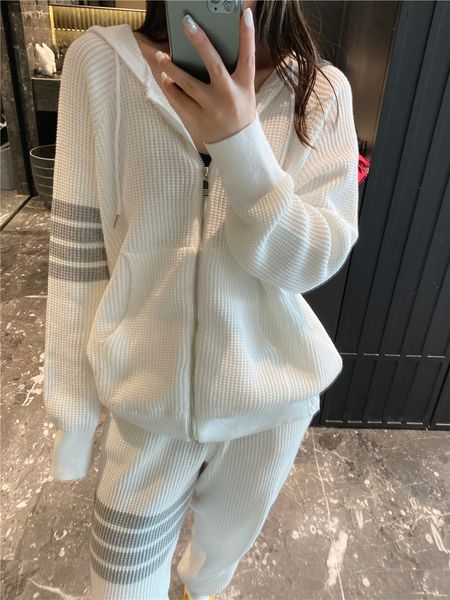 

waffle cardigan cotton version, White;black