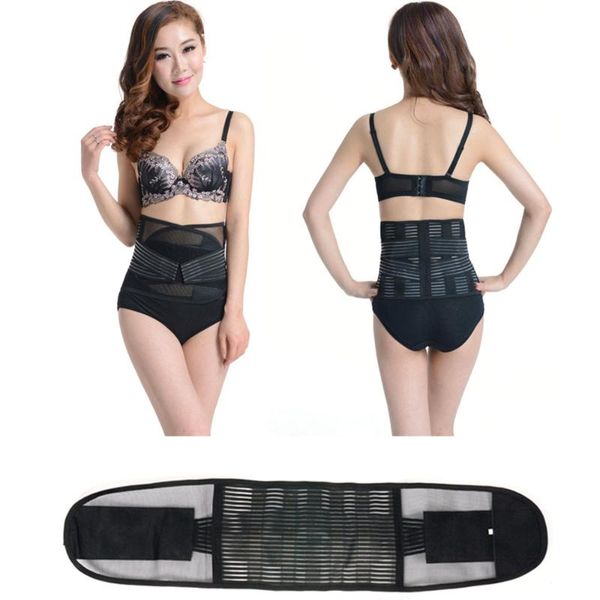 

waist support fitness back protection trimmer trainer belt sports weightlifting health care of the lumbar spine adults, Black;gray