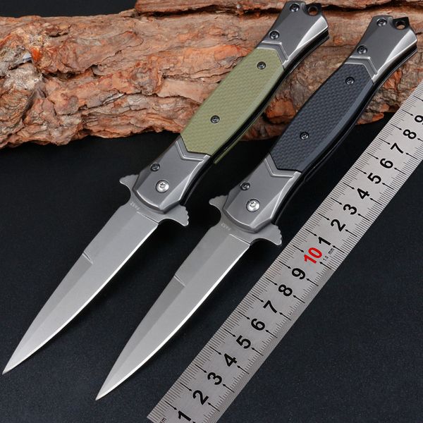 

foding knife outdoor mutifunctiona g10 stee hande foding knife 3cr fruit pocket knife portabe camping