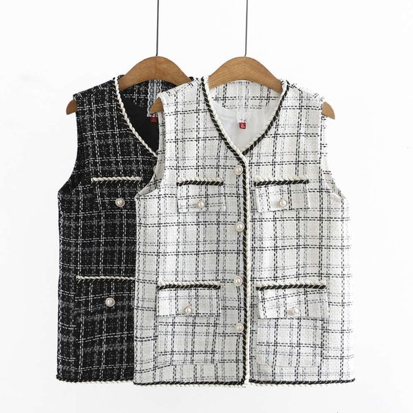 

autumn large mm slim fit slim medium long small fragrant vest women, White