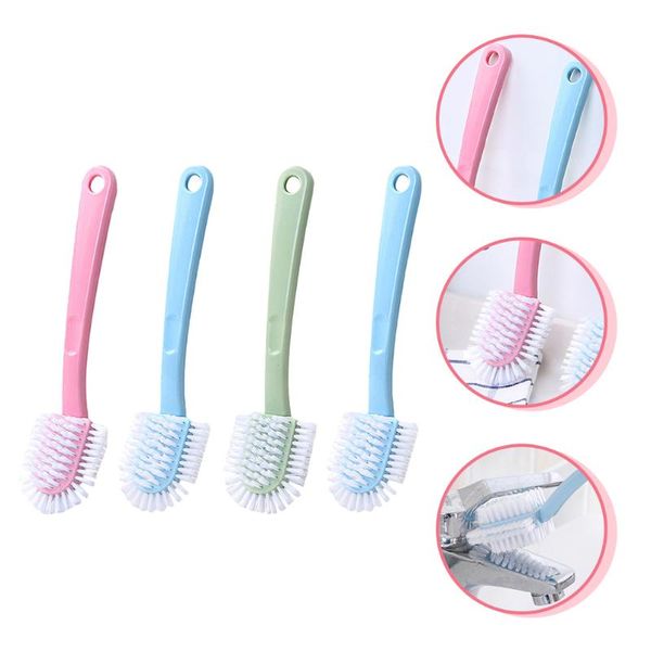 

clothing & wardrobe storage 4pcs hanging cleaning brush long handle shoe tools