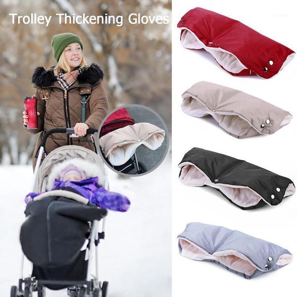 

winter warm pram stroller mittens hand cover buggy muff glove cart stroller baby carriage pushchair baby mittens accessories1