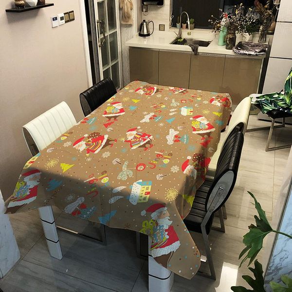 

printed colour washable decorative home waterproof table cloth