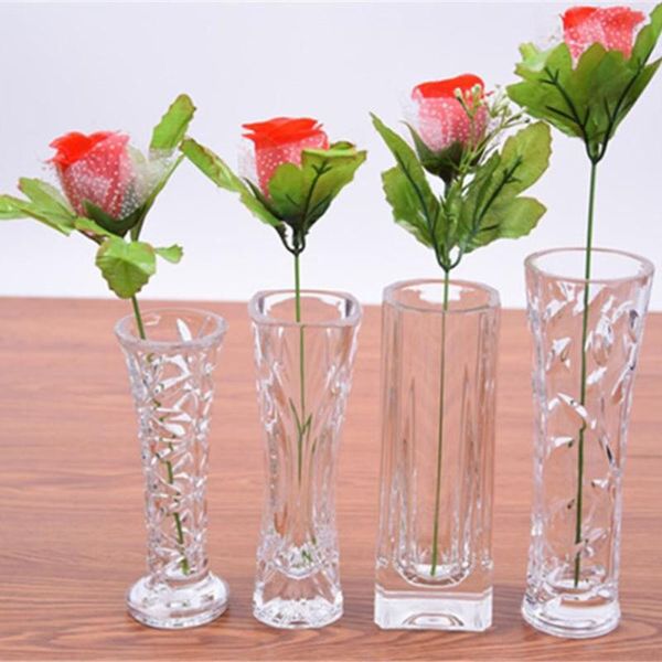 

2pcs acrylic material vase flower vase&transparency plastic flower vase wholesale