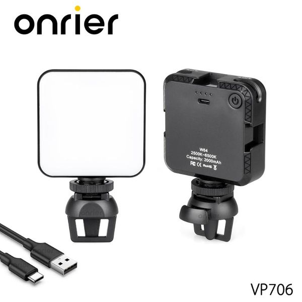 

vamson video conference lighting kit tripod mobile phone clip storage bag for videoconferencing telework online courses vp706a